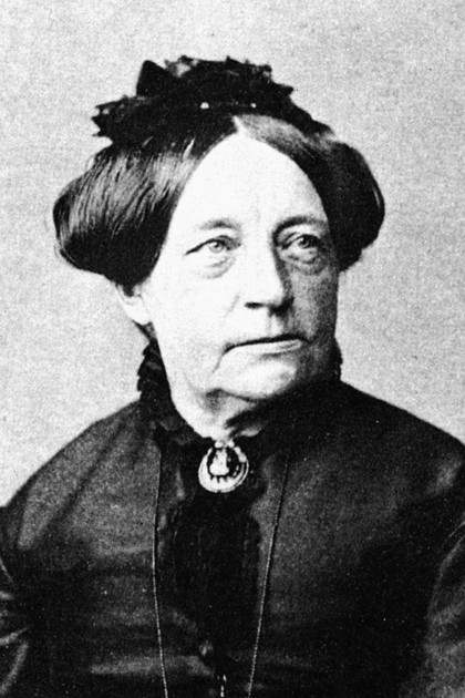 Louise Otto-Peters (1819-1895), Vorkämpferin für die Frauenrechte im 19. Jahrhundert in Leipzig.