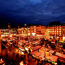 Leipziger Weihnachtsmarkt - Marktplatz am Abend