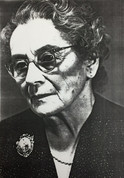 Schwarz-Weiß-Fotografie Porträt Edith Mendelsohn-Bartholdy