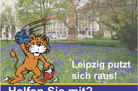 Ausschnitt des Plakats: Leipzig putzt sich heraus