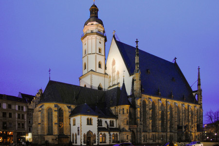 Thomaskirche am Abend