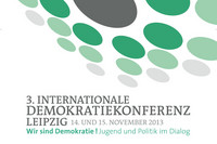 Logo Demokratiekonferenz 2013 - 3. Internationale Demokratiekonferenz Leipzig