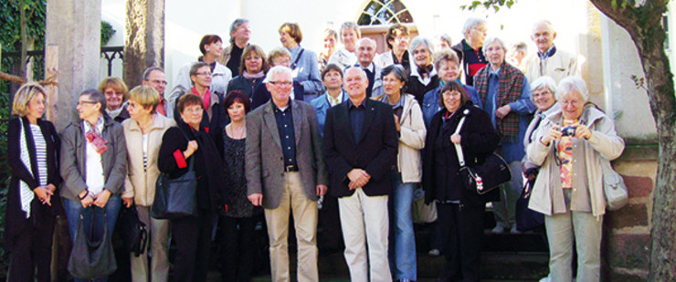 Gruppenbild der Mitglieder des Fördervereins der Leipziger Städtischen Bibliotheken