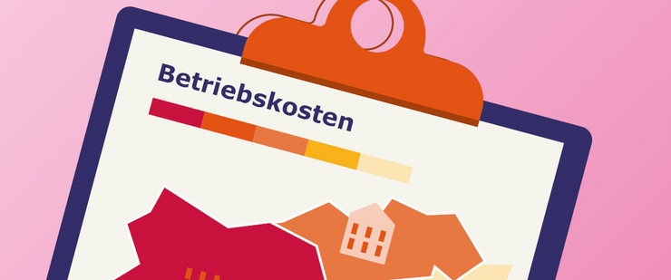 Klemmbrett mit Leipzigkarte mit rosa Hintergrund im Comicstil