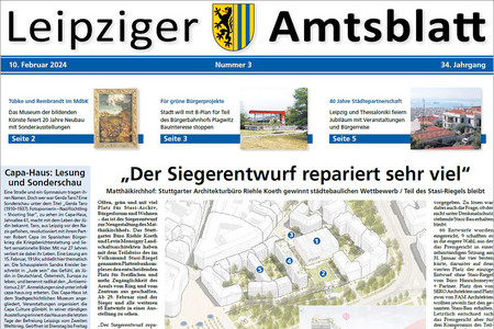 Leipziger Amtsblatt 3/2024 - Titelbild (Ausriss)
