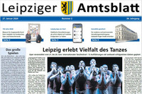 Ausschnitt Titelseite Leipziger Amtsblatt
