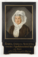 Bildnis der Rahel Amalie Auguste Trier, Stifterin des Trierschen Gartens und Instituts um 1800