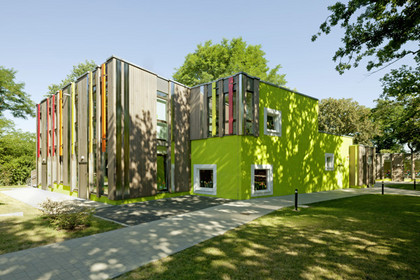 Der Architekturpreis 2013 ging als Lobende Erwähnung an den Kindergarten Lichtenbergweg