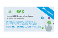 Banner futureSAX Innovationsforum 2016 am 18. August 2016 in Radebeul