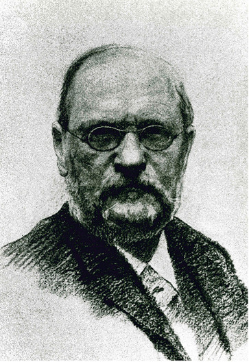 Historisches Foto von Gustav Wustmann, 1881 erster hauptamtlicher Direktor der Stadtbibliothek und des Ratsarchives