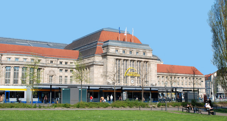 Hauptbahnhof der Stadt Leipzig