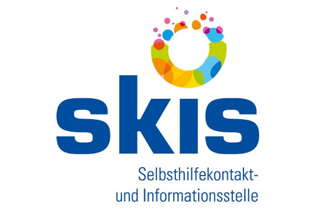 farbiger Ring mit Schriftzug SKIS; Selbsthilfekontakt- und Informationsstelle