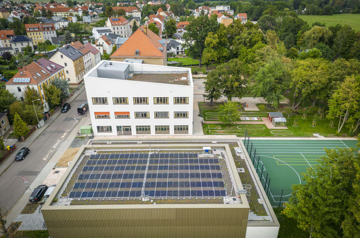 Photovoltaik-Anlage Grundschule Leipzig