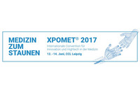 Banner XPOMET 2017 mit dem Schriftzug "Medizin zum Staunen"