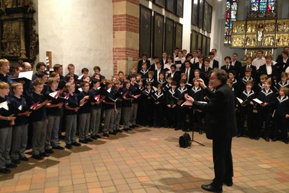 Leipziger Thomanerchor und Knabenchor Hannover musizieren gemeinsam in der Thomaskirche zu Leipzig