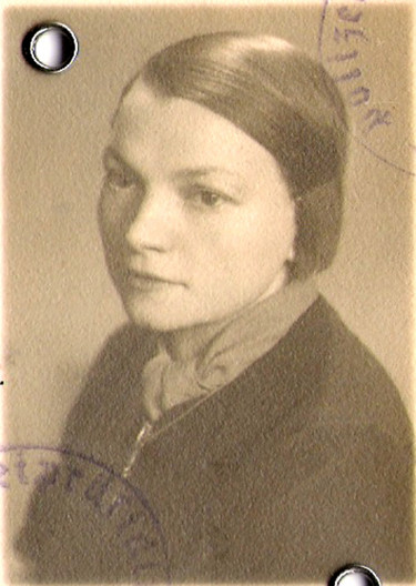 Schwarzweiß - Fotografie, Porträt Lydia Auguste Johanna Landgraf