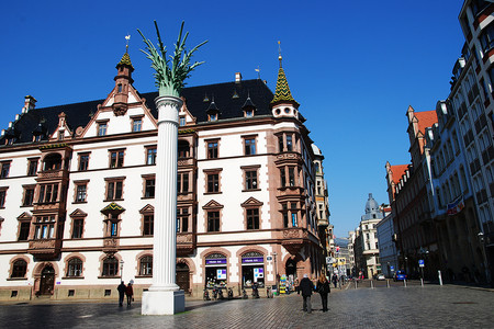 St. Nicholas' Column beside the Church of St. Nicholas Leipzig
