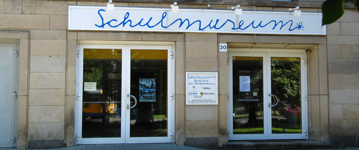Der Eingangsbereich des Leipziger Schulmuseums.