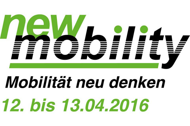 Logo new mobility - Mobilität neu denken mit Kongressdatum
