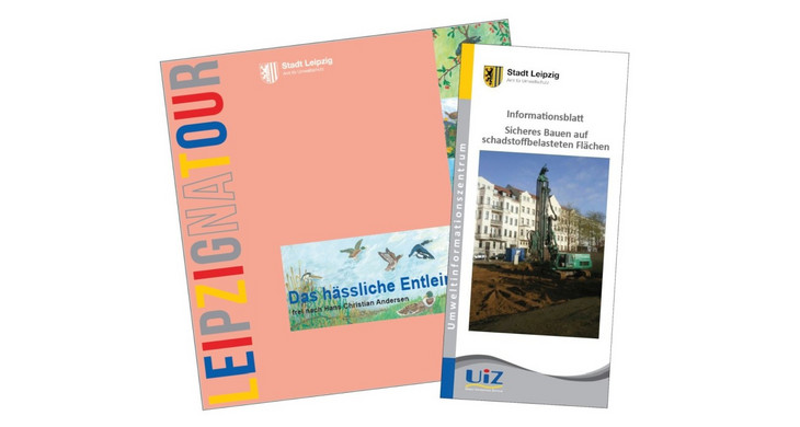 Titelblätter von Veröffentlichungen des Umweltinformationszentrums