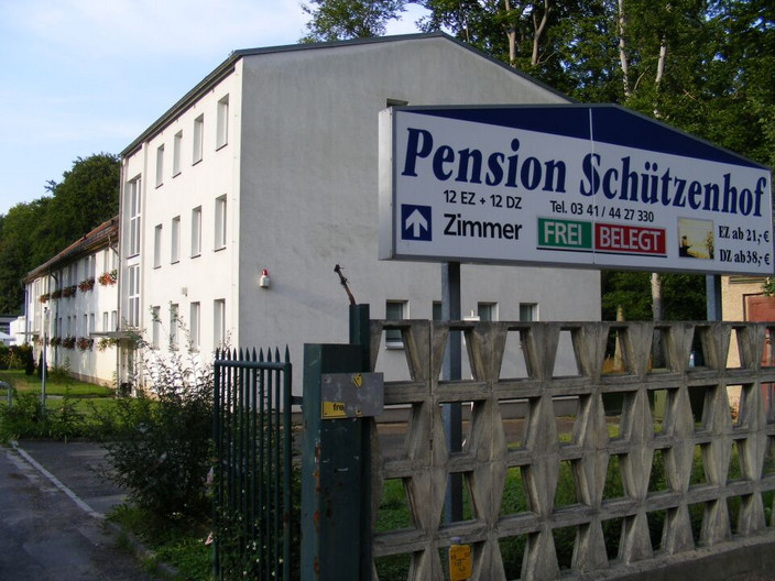 Gebäude der Pension auf dem Schützenhof