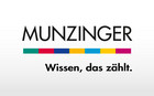 Logo des Munzinger Online-Archivs, Munzinger-Schriftzug unterstrichen mit bunter gepunkteter Linie, darunter Satz "Wissen, das zählt."