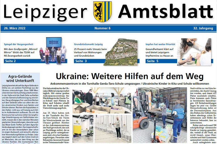 Amtsblatt 6/2022 Titelbild - Auszug obere Hälfte