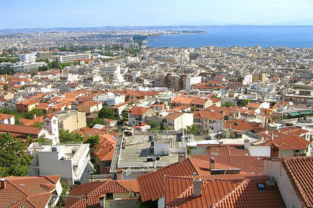 über den Dächern von Thessaloniki