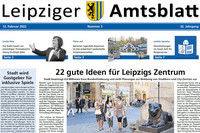 Leipziger Amtsblatt Nummer 3/2022 Titelbild