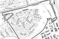 Karte mit Geltungsbereich Bebauungsplan Nr. E-140 Wohngebiet Martinshöhe, 6. Änderung