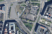 Luftbild des Wilhelm-Leuschner-Platzes 
