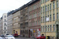 Georg-Schumann-Straße Häuserfront