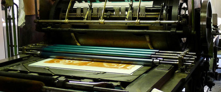 Einblicke in die Lichtdruckwerkstatt im Museum für Druckkunst Leipzig