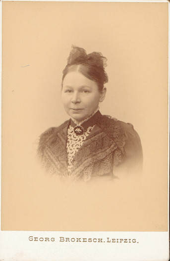 Porträtaufnahme von Johanna Brandstetter aus dem 19. Jahrhundert