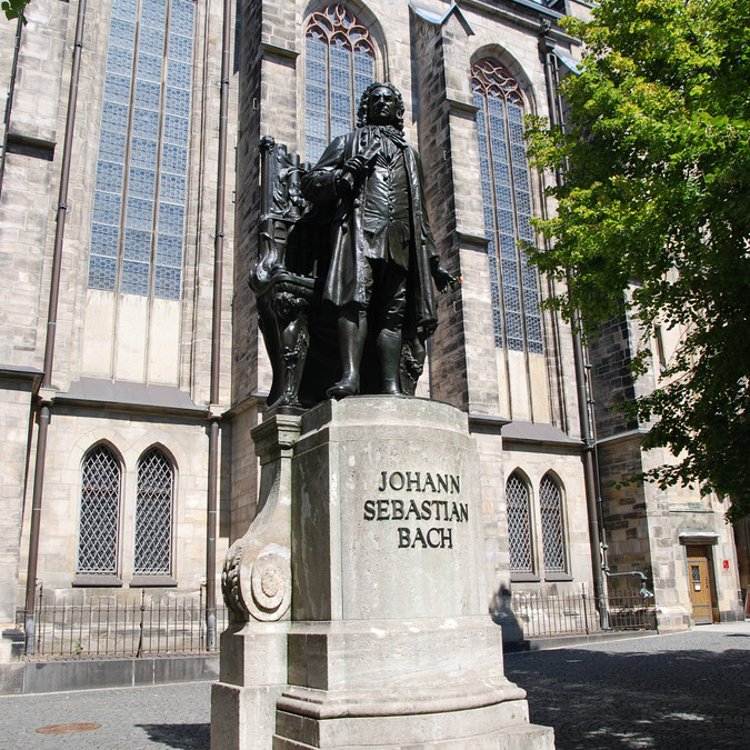 Bach-Denkmal vor der Thomaskirche