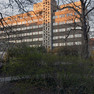 Fassade der ehemaligen Stasizentrale Leipzig vom Dietrichring aus.