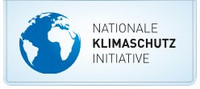 Logo Nationale Klimaschutzinitiative mit einer Weltkugel