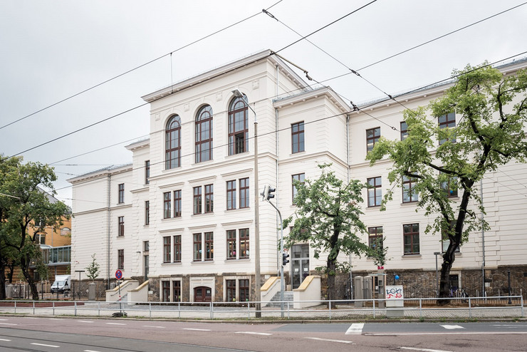 Gebäudeansicht Goethe-Gymnasium, Haus 1 und 2