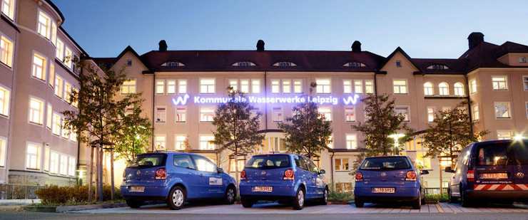 Hauptgebäude der Kommunalen Wasserwerke Leipzig GmbH (KWL)