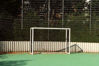 Fussballfeld mit einem Tor