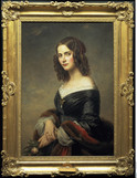 Ölporträt von Cécile Mendelssohn Bartholdy