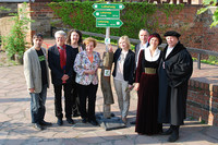 Organisatoren des Lutherjahres 2017 vor der Moritzbastei