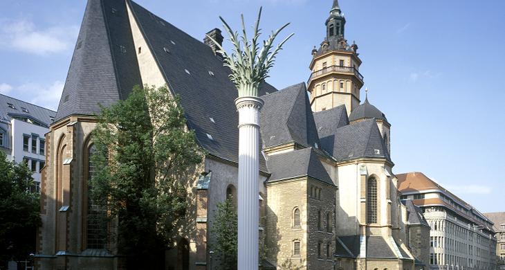 Außenansicht der Nikolaikirche in Leipzig