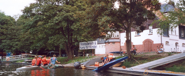 Anlegestelle der Wassersportanlage Klingerweg