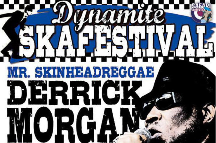 Teil Plakatmotiv mit Aufschrift Dynamite SKA Festival 2015