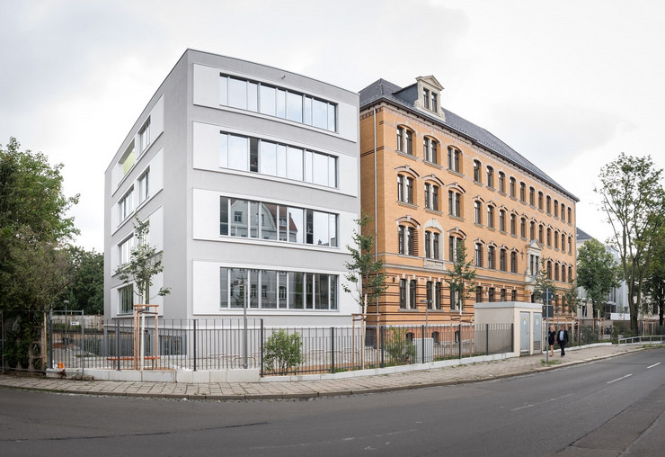 Gebäudeansicht Goethe-Gymnasium, Haus 3 und 4