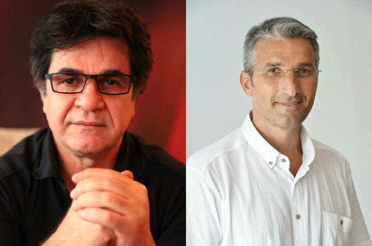 Zwei Porträts von Jafar Panahi und Nedim Şener