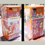 Abfallbehälter mit abstraktem Graffiti-Motiv