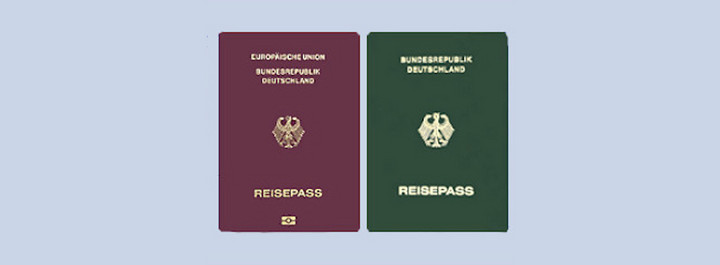 Abbildung Reisepass und vorläufiger Reisepass