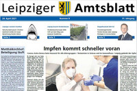 Leipziger Amtsblatt Nr. 8/2021 Titelseite